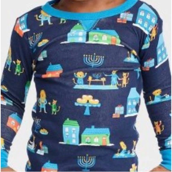 Toddler Hanukkah Blue Lion Pajama - 18 mo For Boy or Girl Toddler - Picture 5 of 5